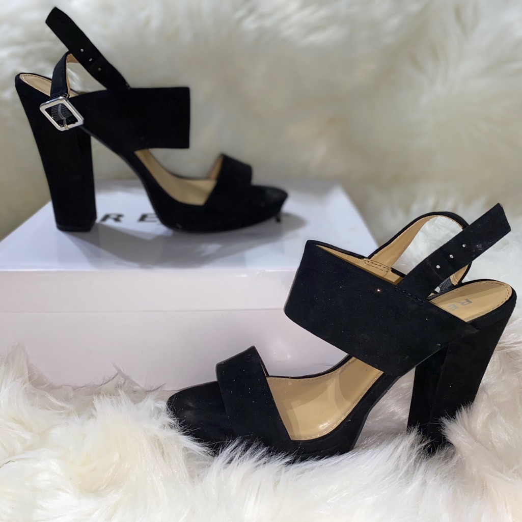 Black Strap Platforms